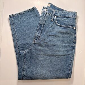 NWOT Madewell Balloon Jeans Size 32 Blue Denim